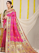 Vasudha Chex Golden Zari Worked Heavy Banarasi Saree